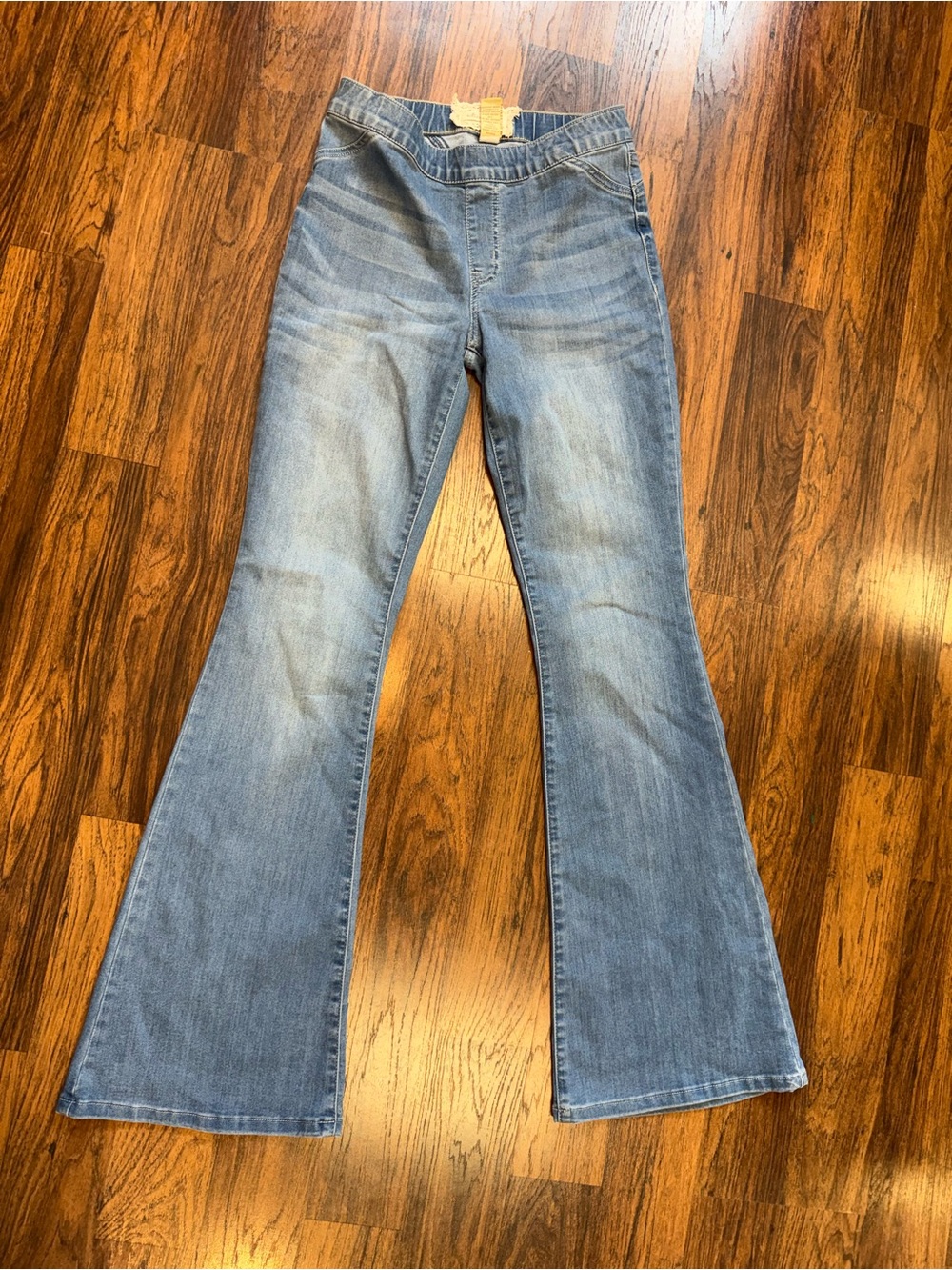 Women’s Light Blue Flared Jeans - Comfortable Stretch Denim